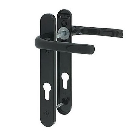 Pro-Linea Sprung Multipoint Door Handle Black