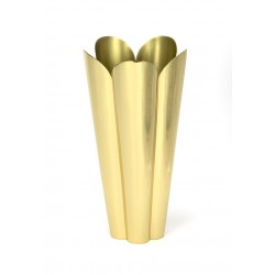 From The Anvil Flora Vase Smooth Brass