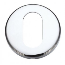 Stanza Oval Profile Escutcheon Polished Chrome