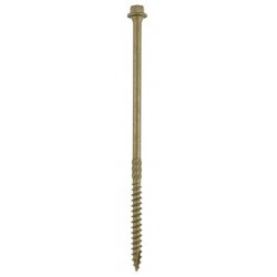 Timco 6.7 x 175mm Hex Head Exterior Timber & Landscaping Screws Green 50 Pack