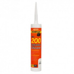 Everbuild 200 Contract LMA Silicone 295ml Cartridge Size Brown
