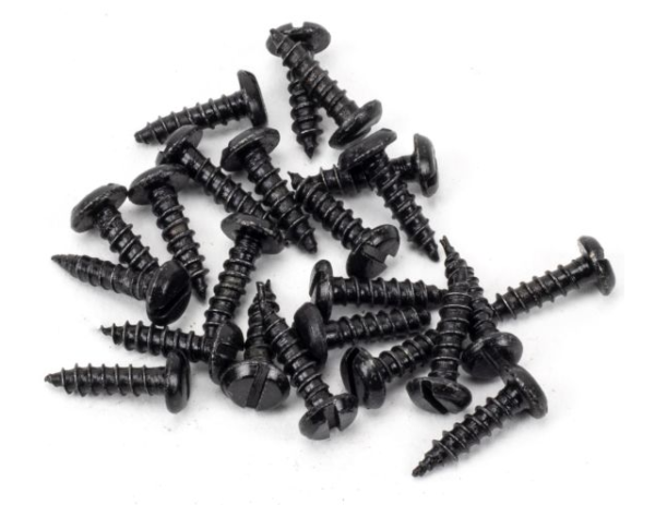 From The Anvil Black 6x½" Round Head Screws (25)
