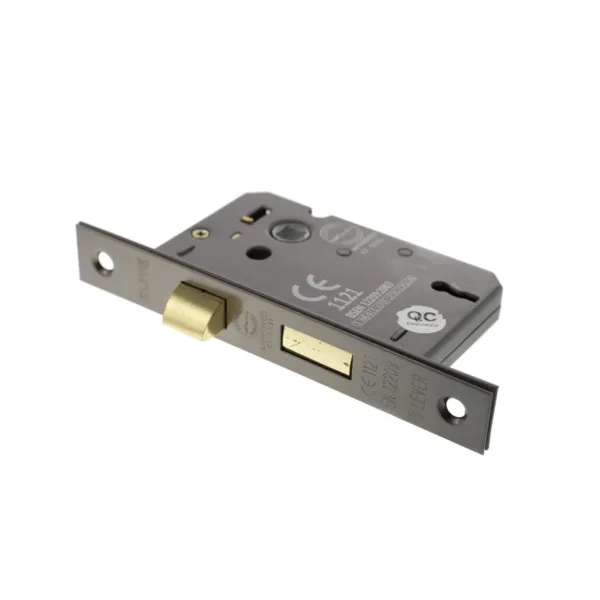 Atlantic 2.5" 3 Lever Sashlock Black Nickel