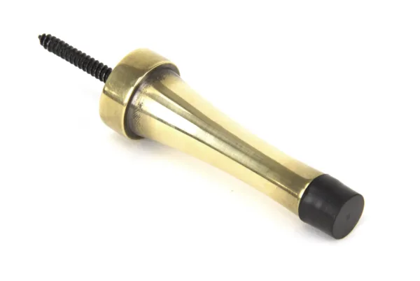 From The Anvil Aged Brass Projection Door Stop