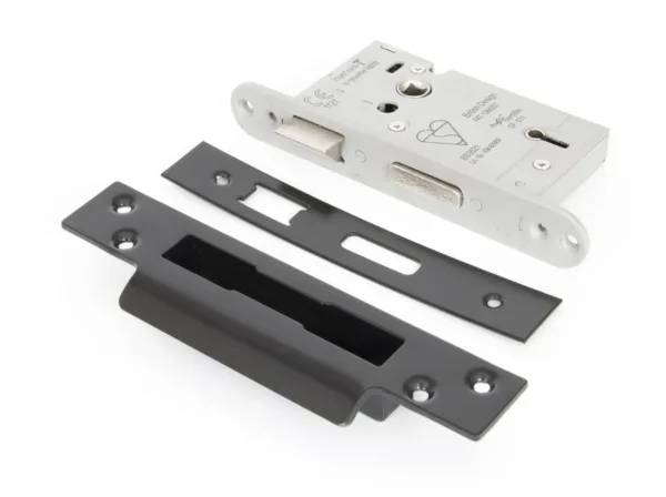 From The Anvil Black 2½" 5 Lever Heavy Duty Sash Lock KA