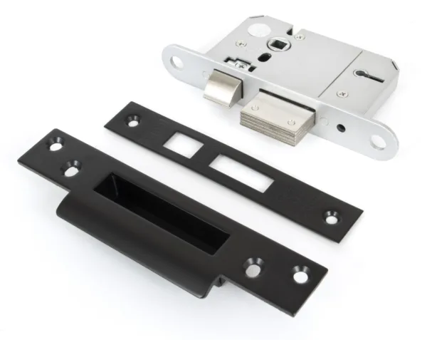 From The Anvil Black 3" BS 5 Lever Sash Lock KA