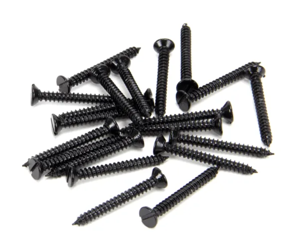 From The Anvil Black 6 x 1¼" Countersunk Screws (25)