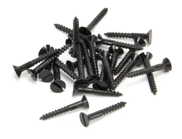 From The Anvil Black 6 x 1" Countersunk Screws (25)