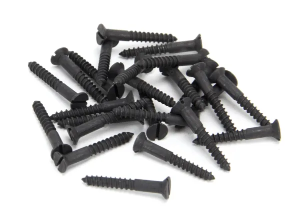 From The Anvil Black 8x1¼" Countersunk Screws (25)