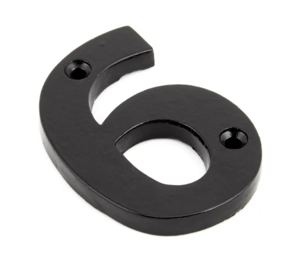 From The Anvil Black Numeral 6