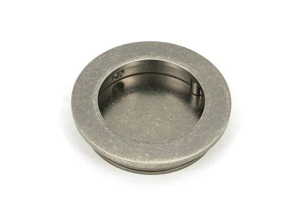 From The Anvil Pewter 60mm Plain Round Pull