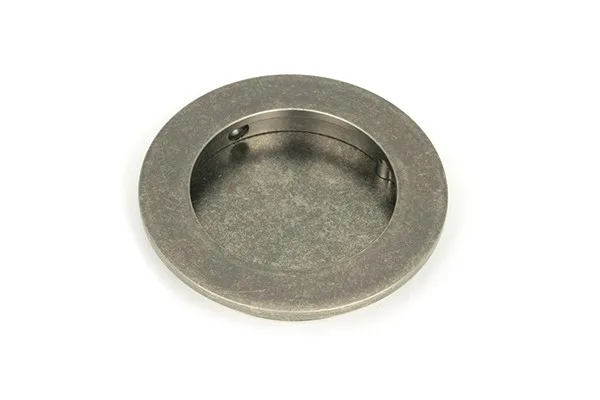 From The Anvil Pewter 75mm Plain Round Pull