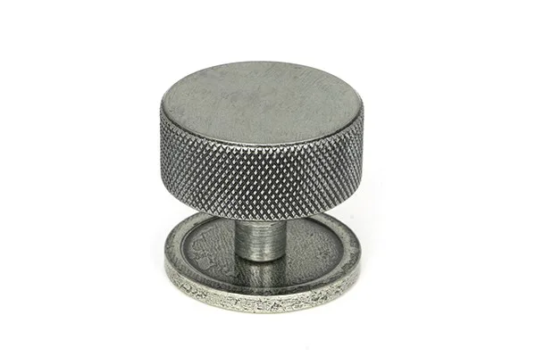From The Anvil Pewter Brompton Cabinet Knob 38mm (Plain)