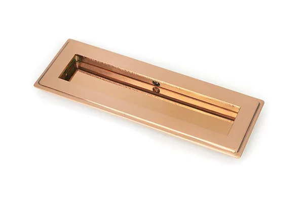 From The Anvil Polished Bronze 175mm Art Deco Rectangular Pull