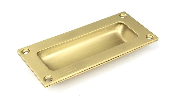 From The Anvil Satin Brass Flush Handle