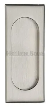 Heritage Brass 105mm Flush Pull Handle Satin Nickel