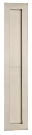 Heritage Brass 300mm x 58mm Rectangular Flush Pull Satin Nickel