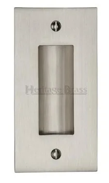 Heritage Brass 4" Flush Pull Handle Satin Nickel