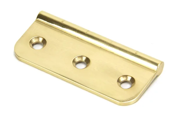 From The Anvil Polished Brass 75mm Dummy Butt Hinge
