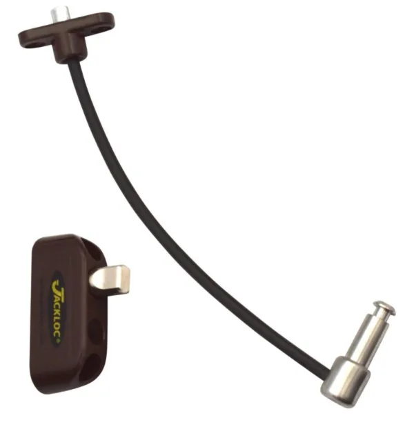 Jackloc Pro-5 Key Lockable Cable Window Restrictor Lock White