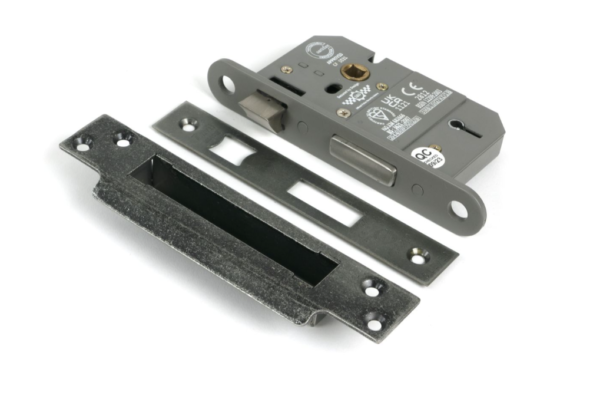 From The Anvil 2.5" 5 Lever BS Sash Lock Pewter