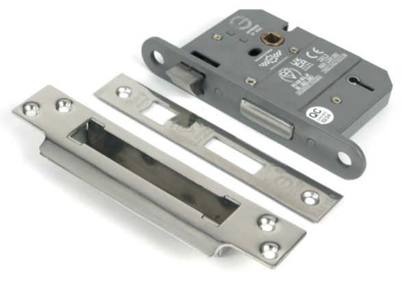 From The Anvil 3" 5 Lever BS Sash Lock Polished Chrome