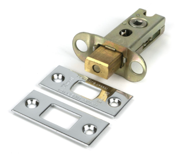 From The Anvil 2.5" Heavy Duty Tubular Deadbolt Polished Stainless Steel