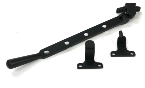 From The Anvil 10" Newbury Steel Window Stay Matt Black
