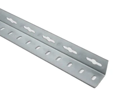 Rothley 1 Metre Steel Equal Angle Slotted Profile 35mm x 35mm x 1.5mm Galvanised