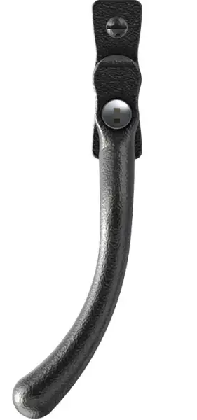 Mila Heritage Peardrop Left Hand Locking Window Espag Fastener Heritage Black